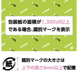 紙製容器包装識別表示マーク